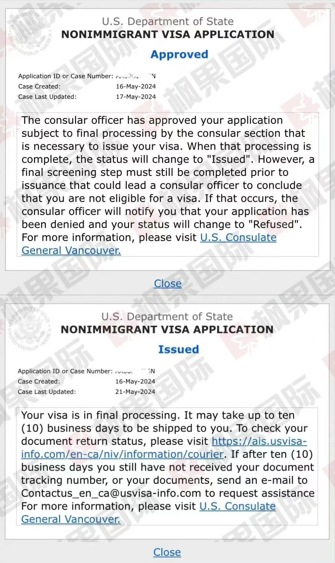 签证｜美签】美签续签免面试，邮寄递交一周后贴签